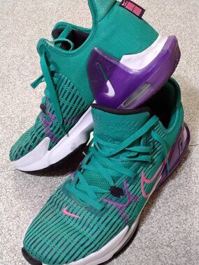 Nike LeBron Witness 6 "Emerald Berry" Basketball Shoes CZ4052-300 Men's Size 12